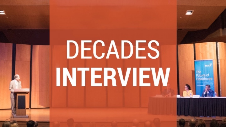 Health connections newsletter decades interview graphic