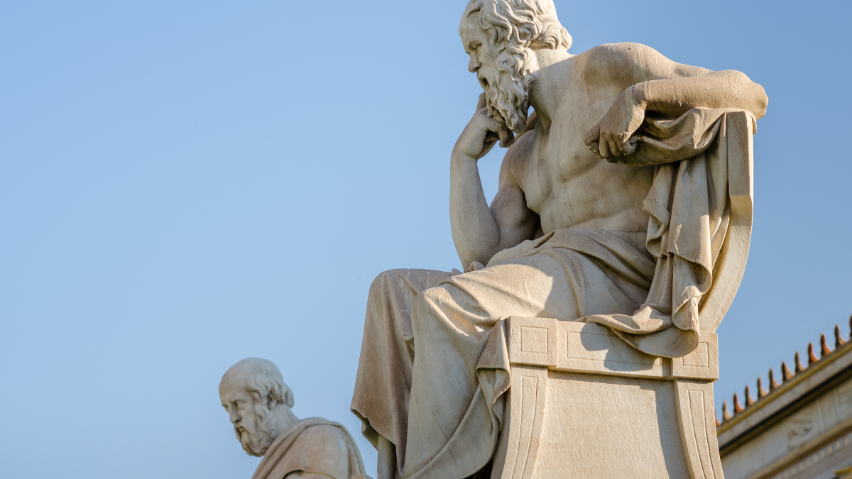 Statue of the ancient greek philosopher Socrates