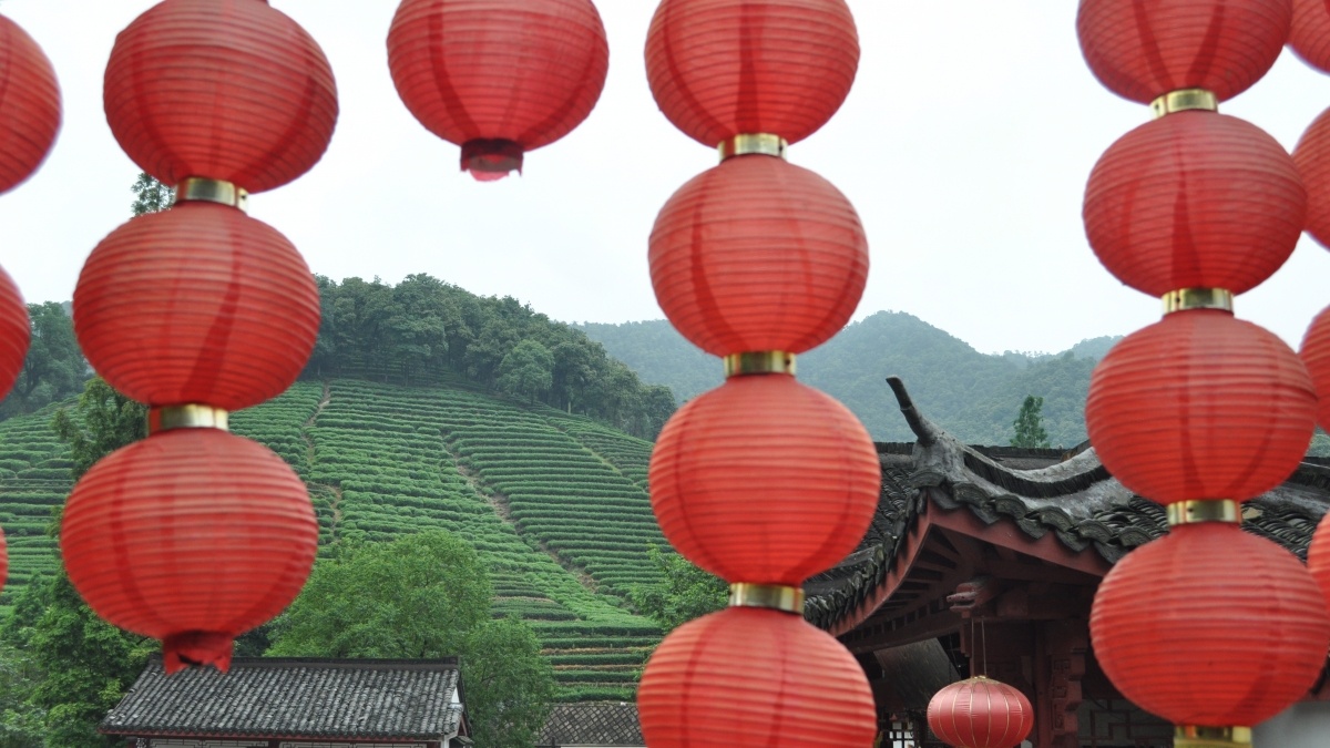 Chinese hanging lanterns