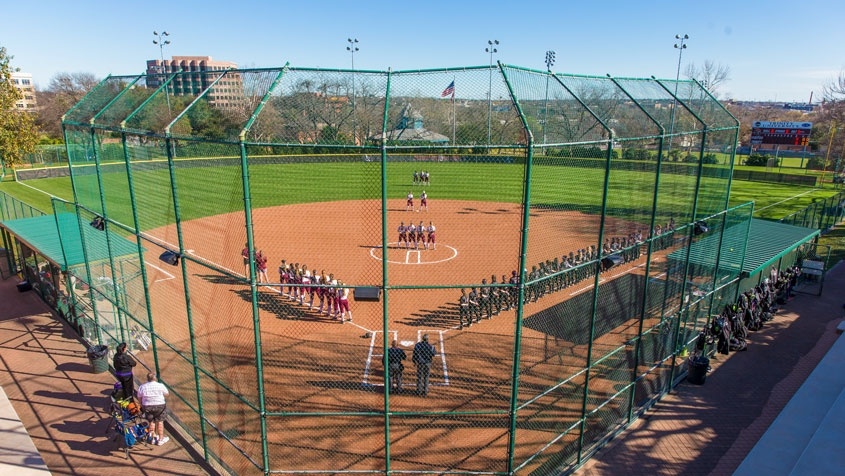 Aerial View of Jesse H. Jones Softball Field